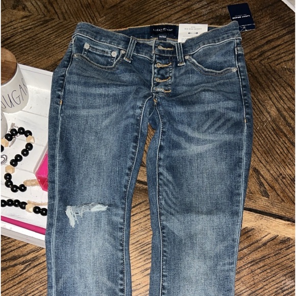 Lucky Brand AVA mid rise skinny ankle jeans NEW WITH TAGS - Picture 4 of 5